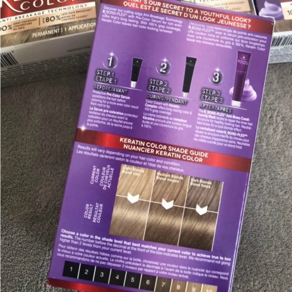 (9) Schwarzkopf hair dye 7.1 dark Ash Blonde - Picture 2 of 3